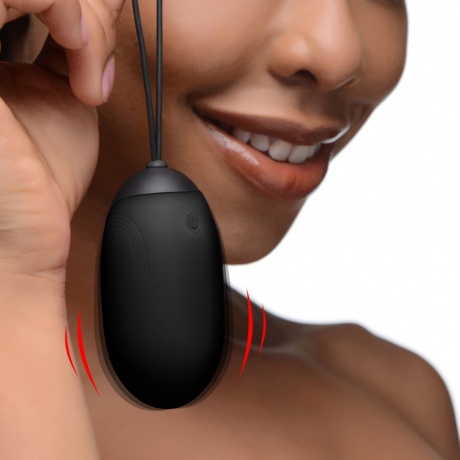 XLリモコン付き振動卵 (ブラック)